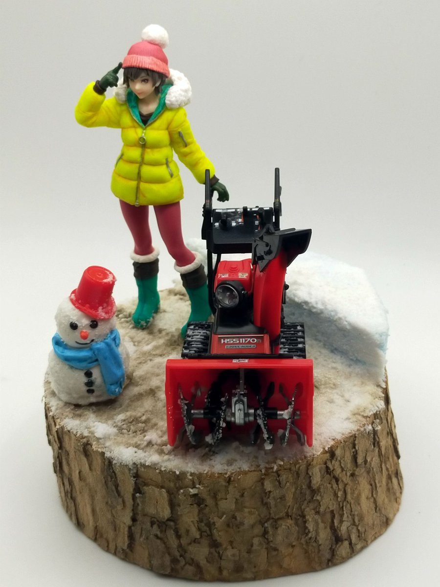 v1m30Sxi1jPSP6K's tweet image. みのりさんのプラモ、私の数少ない女の子プラモ。今度船外機も出るみたいでとても楽しみです
#ジオラマ