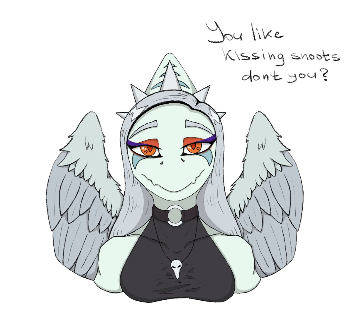 Fang's front-view snoot now with wings and color

#Fang #Snootgame #Snootgameart #Snootgamefanart #Pterodactyl #Snoot #Anthroart #Digitalart

x.com/LRKN_Art/statu…