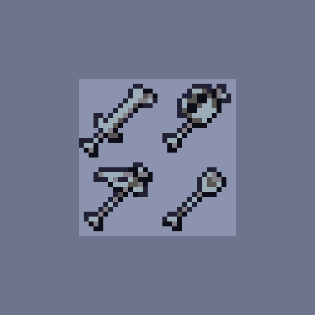 Bone tools💀!
#aseprite #pixelart #gamedev