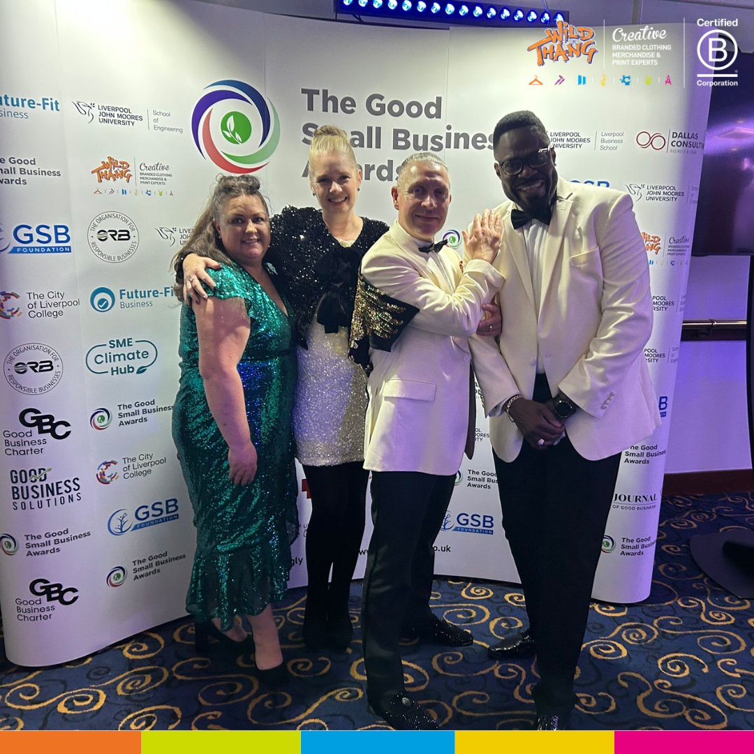 🌍 It was an incredible celebration of purpose-driven business as the Wild Thang team attended and sponsored the Good Small Business Awards 2025

🤝If you would like to read more about this event, head over to our blog: wildthang.co.uk/proud-sponsor-…
 
#GoodSmallBusinessAwards