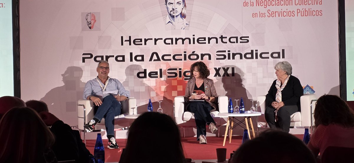 UGT_SP_EUSKADI's tweet photo. #UGTZerbitzuPublikoak Una delegación  de UGT Zerbitzu Publikoak participa en Madrid,  en las jornadas de Herramientas  para la Acción Sindical del siglo XXI, con nuestra compañera Marili como moderadora de la mesa de Salud Laboral, Igualdad y Vivienda.  https://t.co/7YNVMOBTCP https://t.co/pefV6nK6bv