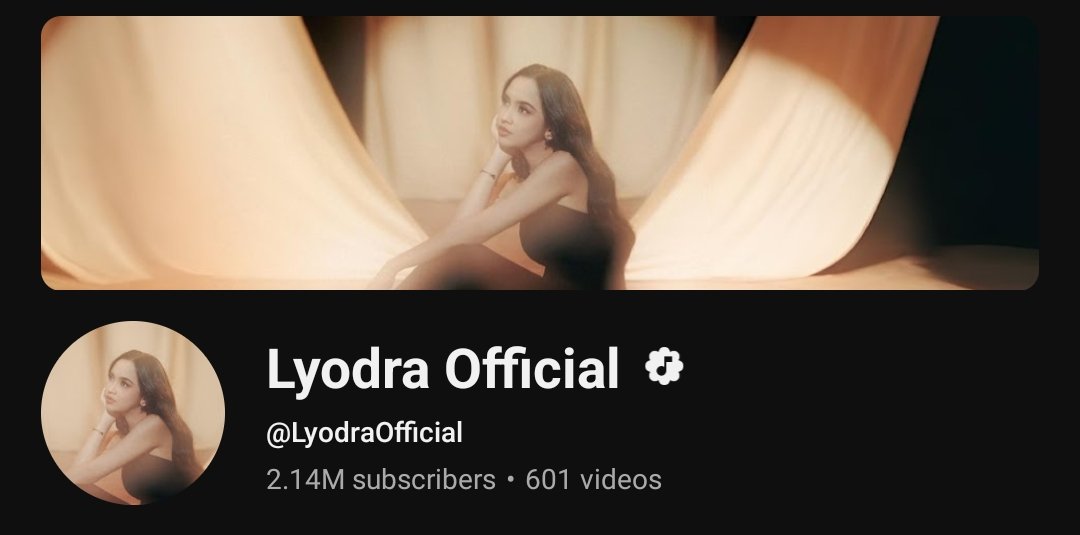 Lyodrastreams's tweet photo. #Lyodra has updated her artist profile picture on Spotify, YouTube, and YouTube Music.

@imlyodra https://t.co/k2Z236JXvR