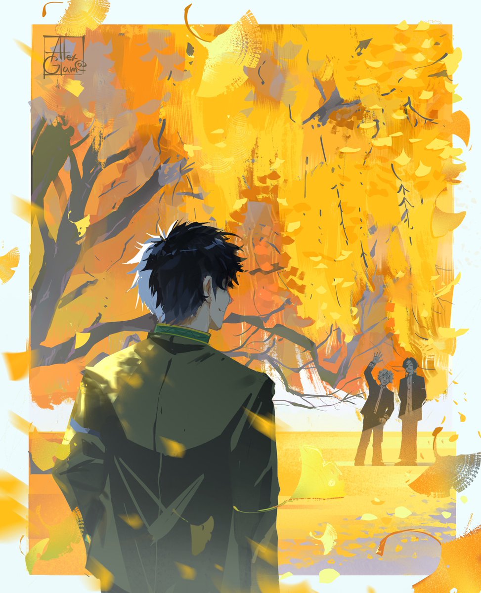 Starting the #huevember challenge on day 3 with an unintentional #WINDBREAKER fanart