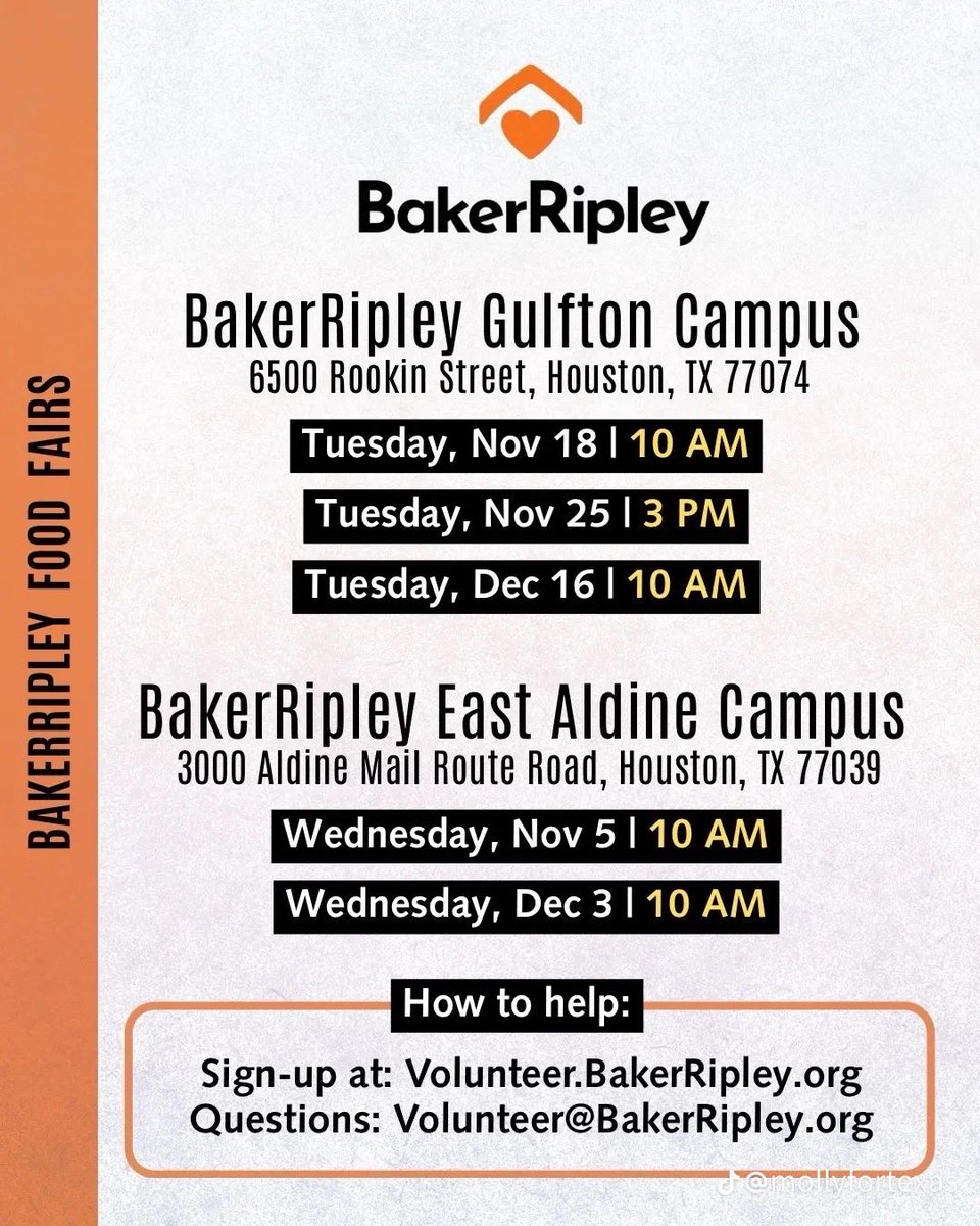 The Houston Food Bank has added additional food drives to support families affected by the recent loss of SNAP benefits or anyone that needs food. Find locations and times at houstonfoodbank.org