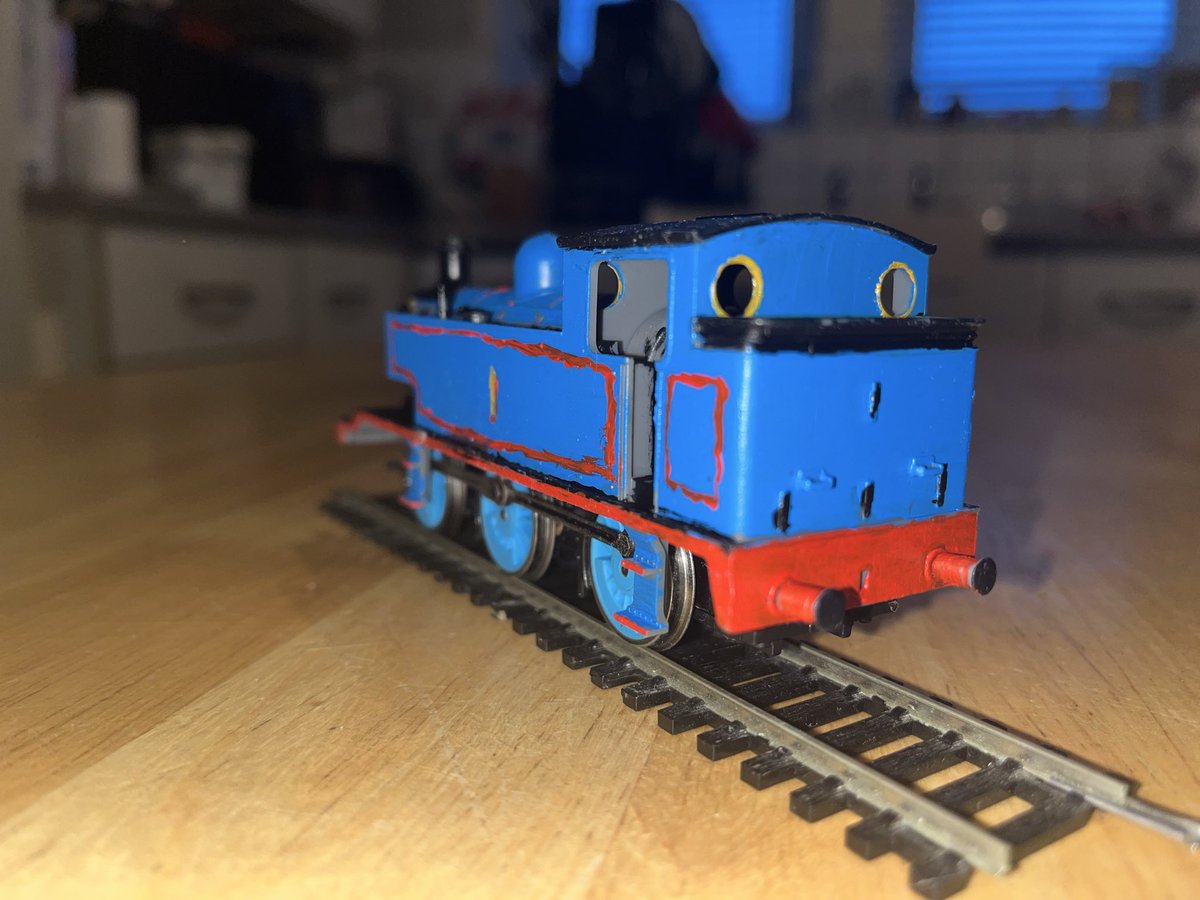 So been awhile.

Not really got a reason why I was gone. anyway here is my custom Thomas I’ve just recently finished.