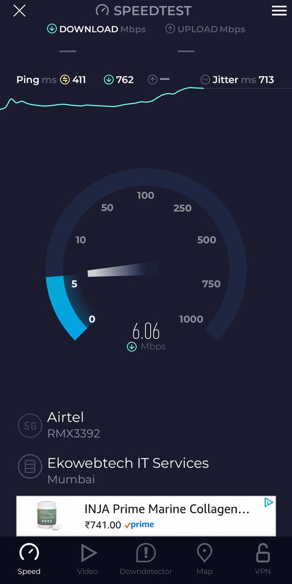 BhaveshKSpeaks's tweet image. See your Airtel Postpaid internet speed #Disaster #Disgusting #Poornetwork #GetWellSoonAirtel