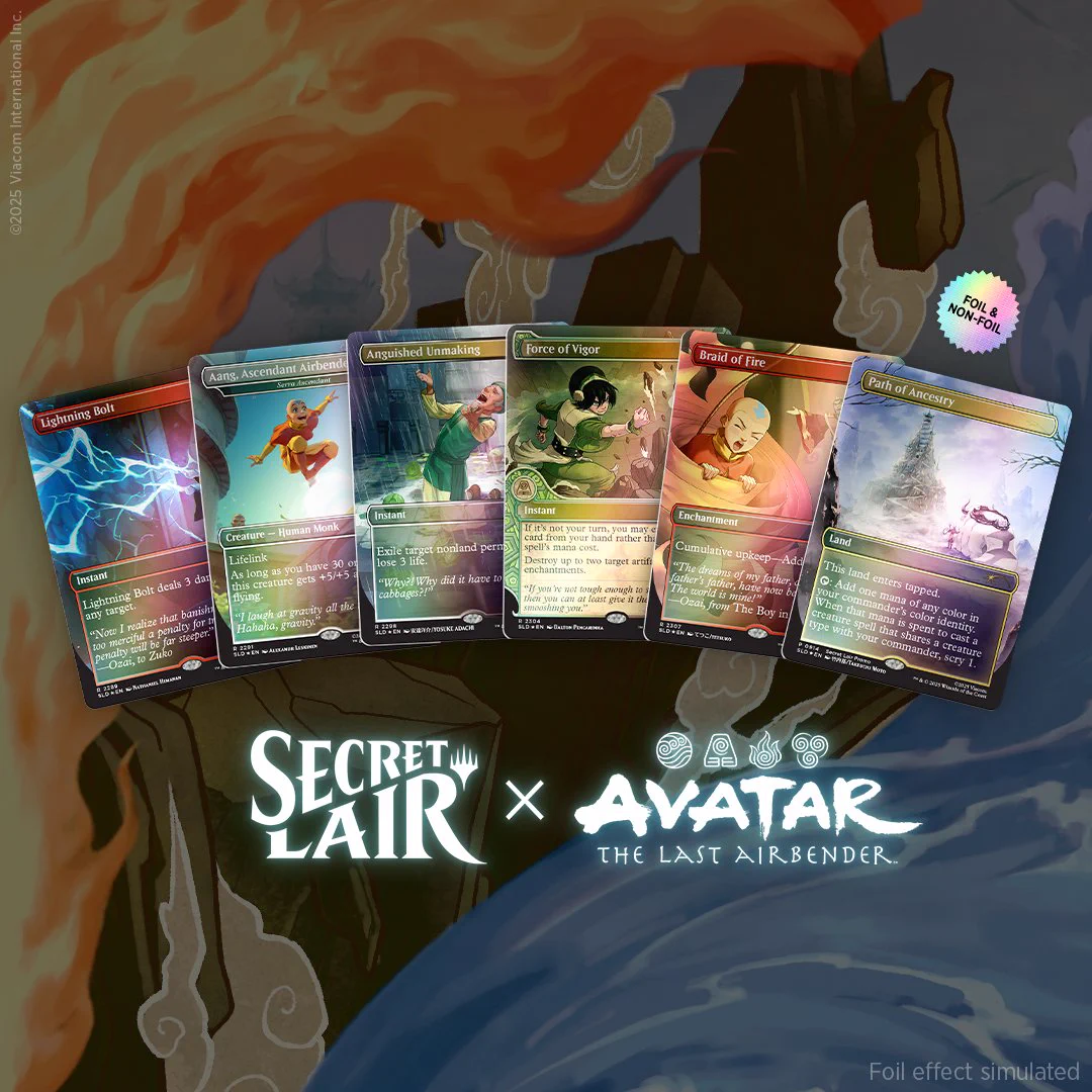 Secret Lair x Avatar 伝説の少年アン　FOILbundle マジック：ザ・ギャザリング on X: 