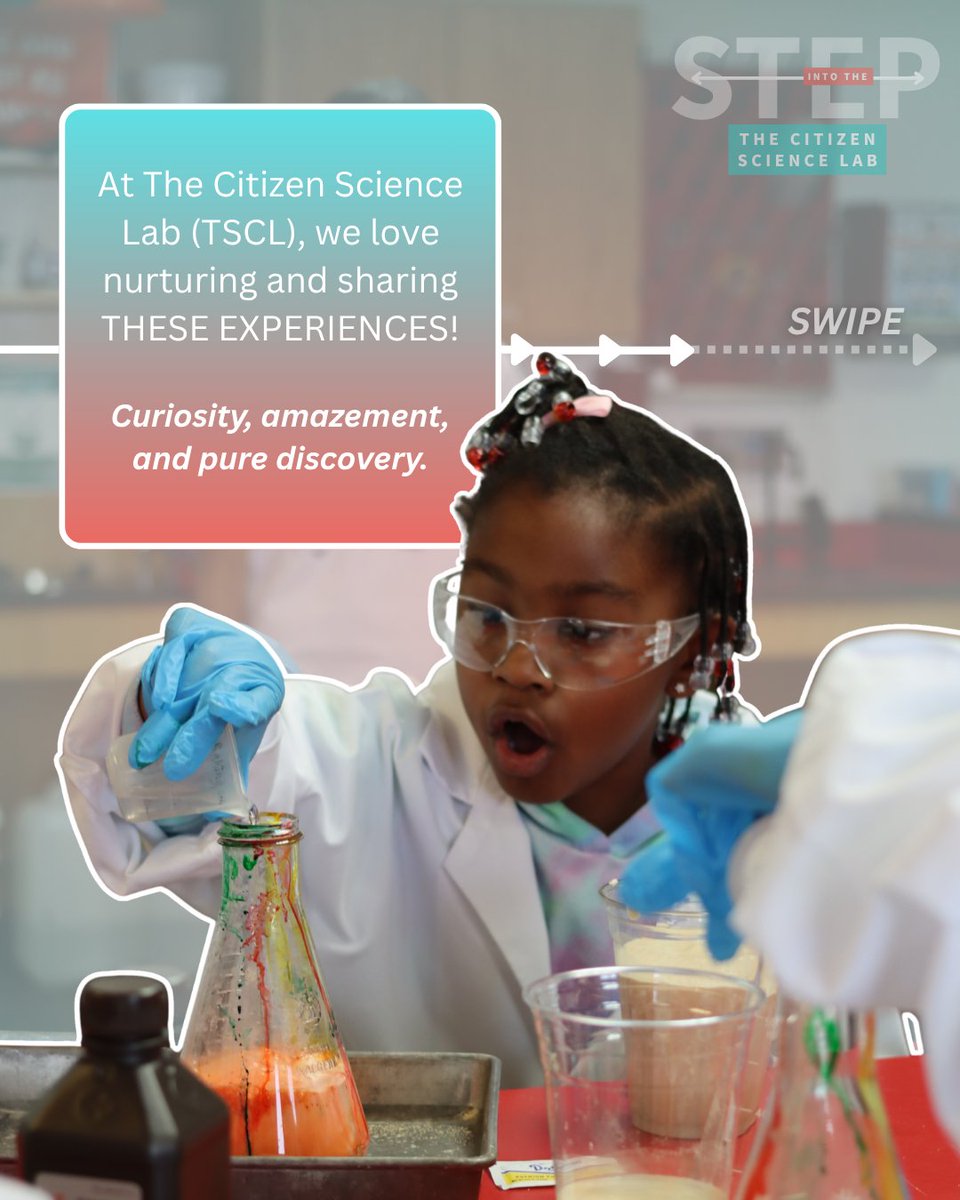 citizenscilab's tweet image. Step into The Citizen Science Lab 🔬✨

From curious kids to hands-on adult workshops, TCSL is where everyone can explore, experiment &amp;amp; experience the wonder of science! 

Meet Cheeto the bearded dragon + dive into real-lab adventures 🧡
🔗 Learn more in our bio! #TCSL