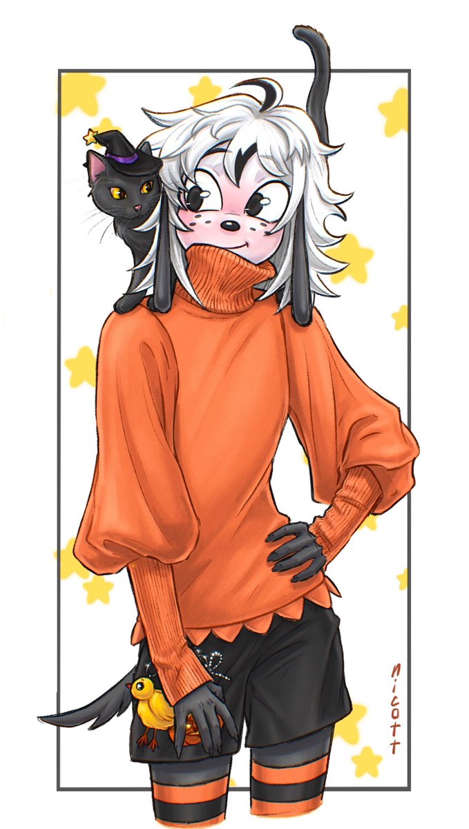 nicottart's tweet photo. 🎃😸 https://t.co/X7FI0YKrHI