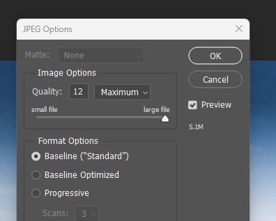Is this a Spinal Tap situation...? in <a href="/Photoshop/">Adobe Photoshop</a> which quality of exported JPG is higher 7 or 12? 🤷‍♂️ #Photoshop #Adobe <a href="/Adobe/">Adobe</a>