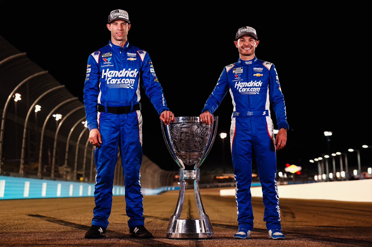 TeamHendrick's tweet image. This dynamic duo.
