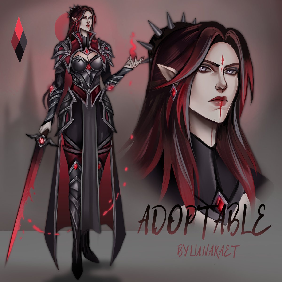 MariTit2's tweet photo. ADOPT AUCTION

 SB: 50$ (personal use) 
MIN: 5$
AB: 130 (commercial use)  

Payment: PayPal

#adopt #adoptable #adopts #adoptables #characterdesign #oc #character #art #dndcharacter #DnD #nsfw https://t.co/neEBmywebC