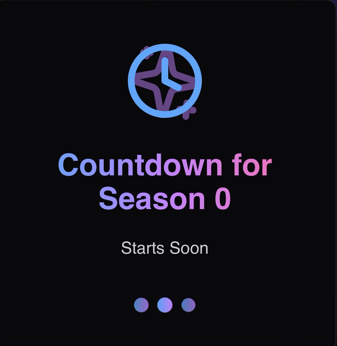 Pulse is off the limits. 

Season 0 countdown starts soon…