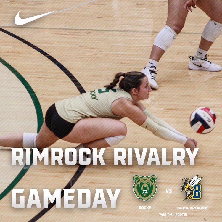 RIMROCK RIVALRY IN THE FORTIN! 

Rocky vs. MSUB tonight @ 7pm 

Come out and support!! 

#gobears #clawsup