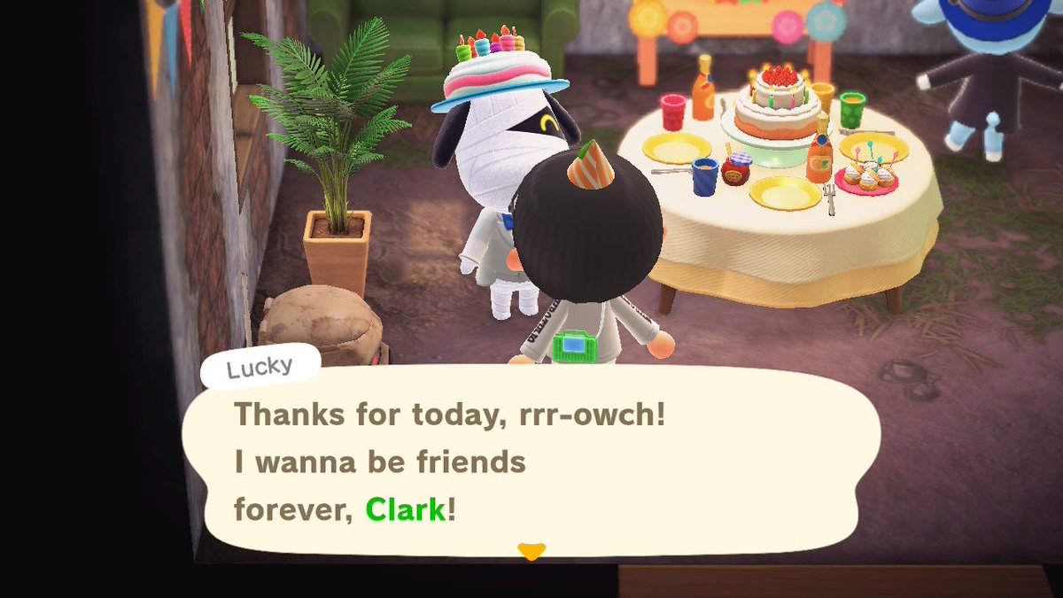 idjchtd's tweet image. feliz aniversário LUCKY!! #NintendoSwitch #AnimalCrossing #ACNH