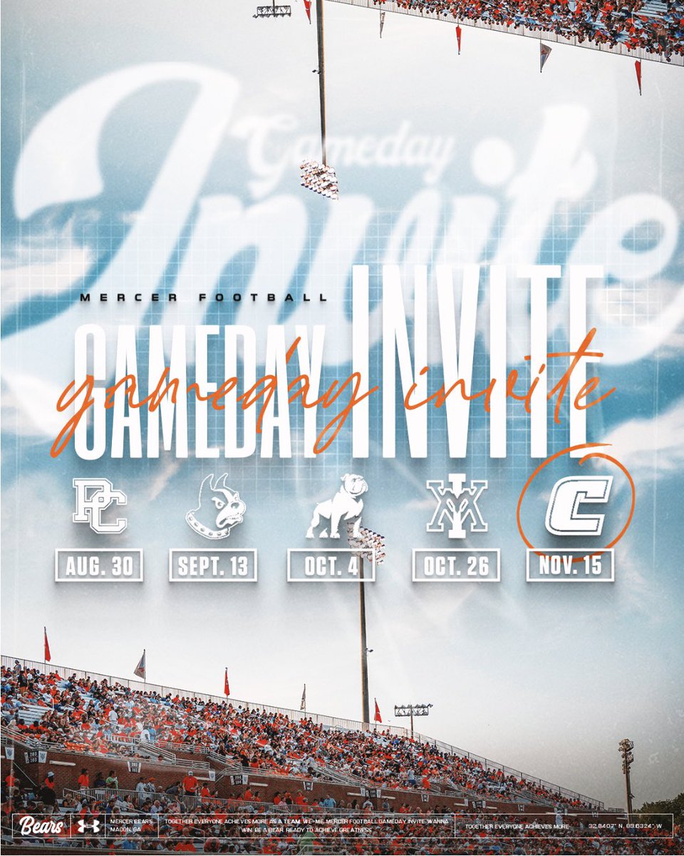 So excited and grateful to be invited and attending mercers homecoming game at Mercer University! <a href="/CoachWhitlock/">Coach Dustin Whitlock™</a> <a href="/JeffGierke/">COACH GIERKE</a> <a href="/ClayHSFootball/">Clay High Football</a> <a href="/touni_saoud/">Touni Saoud(C/O’27)</a> <a href="/coach_mjacobs/">Mike Jacobs</a> <a href="/CoachJones_25/">Fred Jones</a> <a href="/CoachMattUlrich/">Coach-Matt Ulrich</a> <a href="/oneclaysports/">Clay County Athletics</a> <a href="/Clay_Athletics/">Clay High Athletics</a>