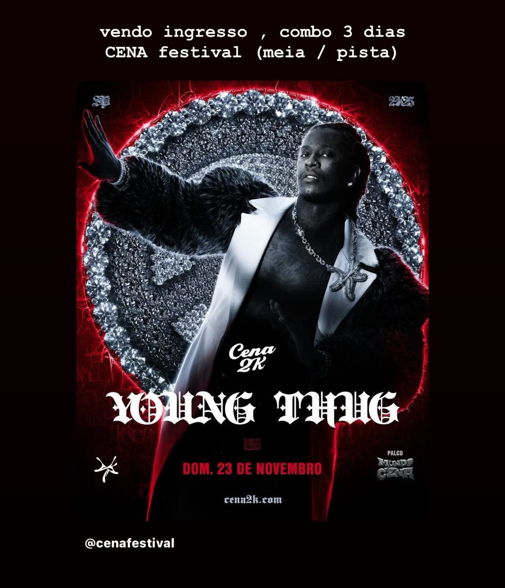 noahstata's tweet image. uma amiga esta vendendo ingresso para o cena festival. 

INGRESSO | CENA | VENDA