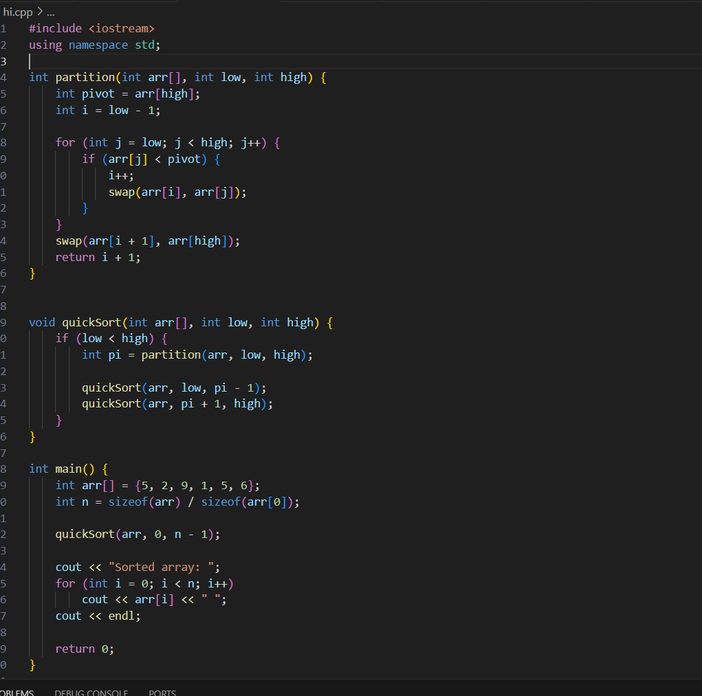 DailyCodeLog's tweet image. Quick Sort is the Best Sorting techniques , after learning 7 types of sorting .
1)Quick Sort
2)Merge Sort
3)Heap Sort
4)Bubble Sort
5)Selection Sort
6)Insertion Sort
7)Counting Sort .