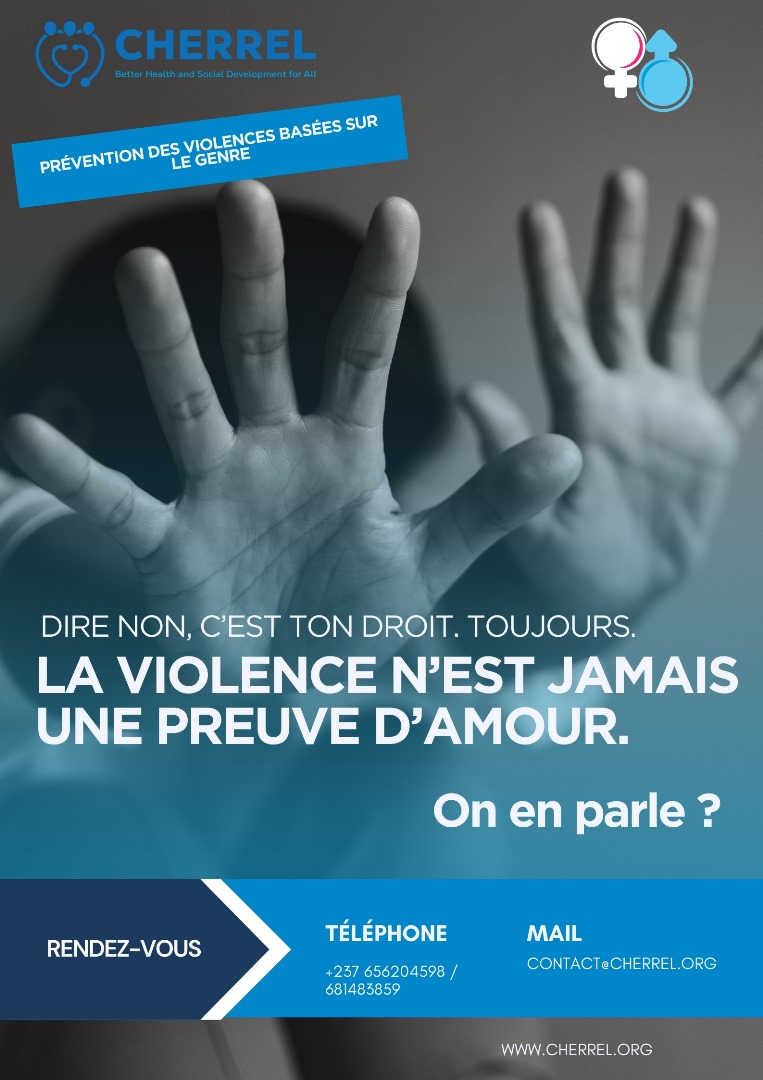 Et si on parlait des Violences Basées sur le Genre (VBG) !

Il y a des gens qui pensent que la violence est une preuve d'amour

NON C'EST FAUX

Tu as le droit de dire NON à la violence
Tu as le droit de dire STOP

#ENDVIOLENCE
#TOGETHERWECAN
#DROITDEVIVRE
#ZEROVIOLENCE #ZEROPEUR