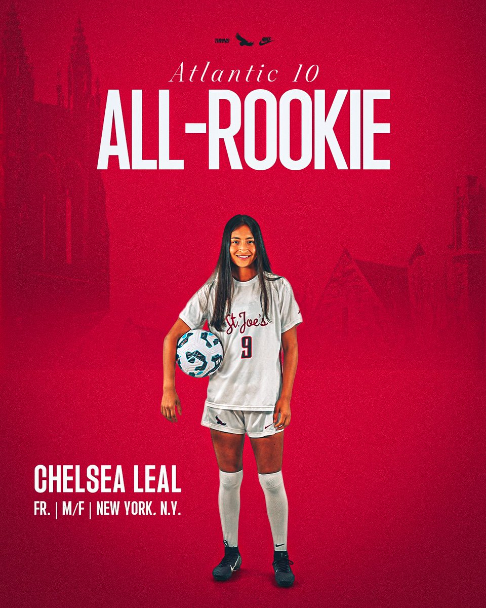 Congratulations to Chelsea Leal on being named to the <a href="/atlantic10/">Atlantic 10 Conference</a> All-Rookie Team!!

📰 | sjuhawks.com/news/2025/11/4…

#THWND