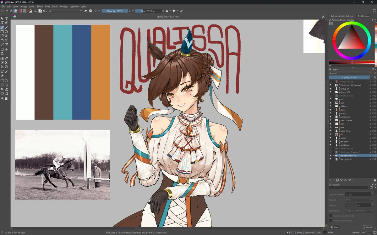 kestrelid's tweet photo. wip on my uma oc (Qualissa (HOL)!) https://t.co/OVSi9h3vPQ