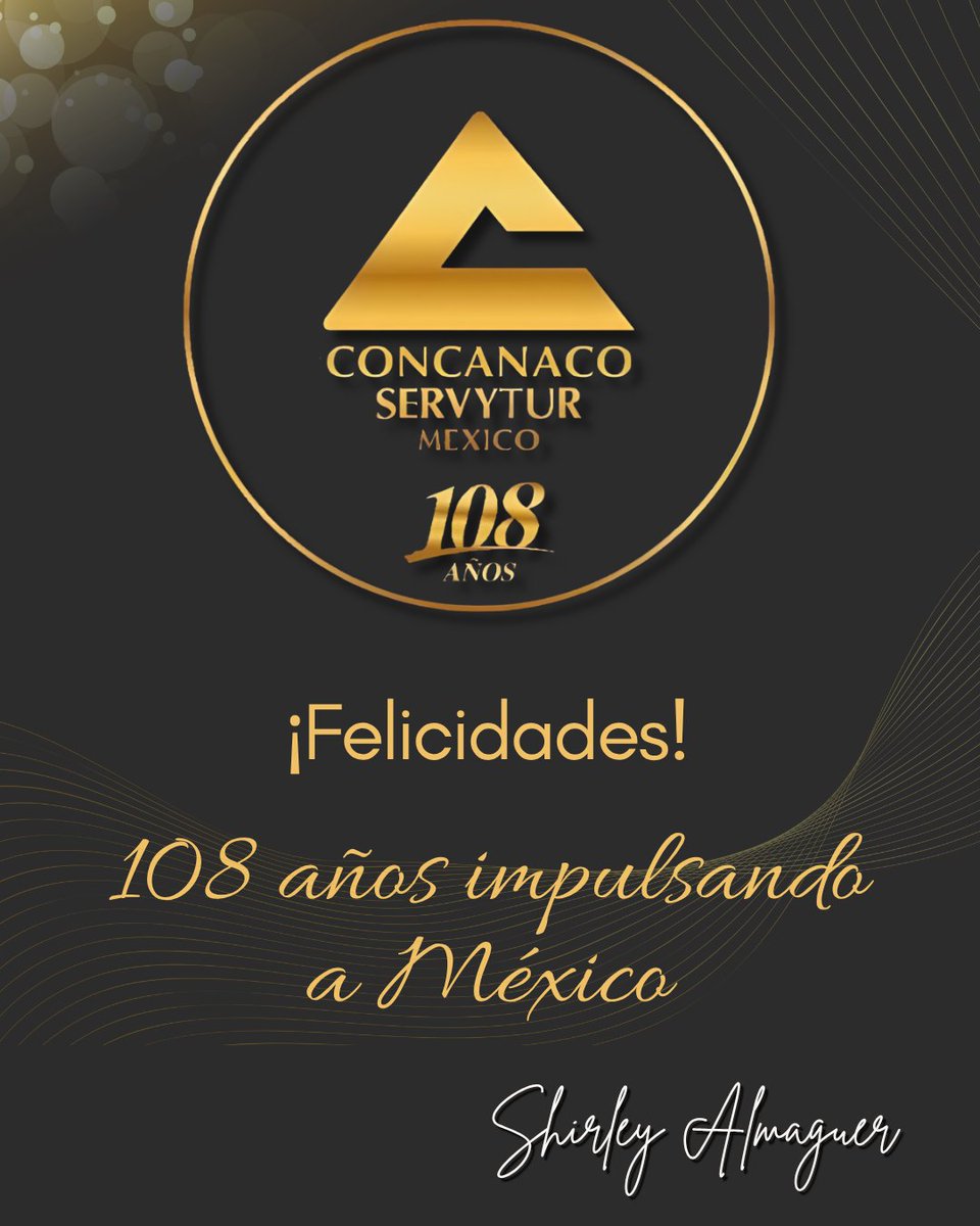 Hace 108 años, durante el gobierno de Venustiano Carranza, nació <a href="/CONCANACO/">CONCANACO SERVYTUR</a> para fortalecer al comercio y el turismo de México. 🇲🇽

Gracias al Dr. <a href="/octaviodlatorre/">Octavio de la Torre</a> por seguir impulsando este legado con visión y energía. 👏

#CONCANACOSERVYTUR #Aniversario108 #México