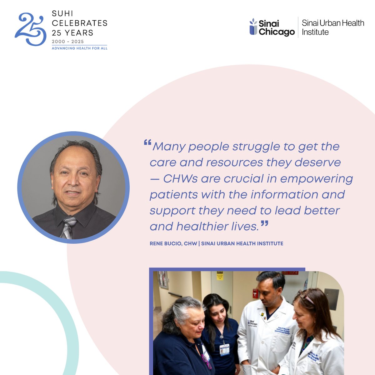 For 25 years, SUHI has championed community health workers — training 3,000+ individuals who bridge the gaps between healthcare, social services, and community.  

Read more about their impact in the full report: suhi.sinaichicago.org

#CHW #CommunityHealth #SUHI25
