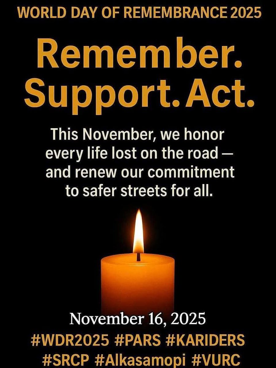 ghatole_raju's tweet image. World Rememberence Day 2025 
We Motor Driving School Owners Association Maharashtra State India Remember.Support.Act.