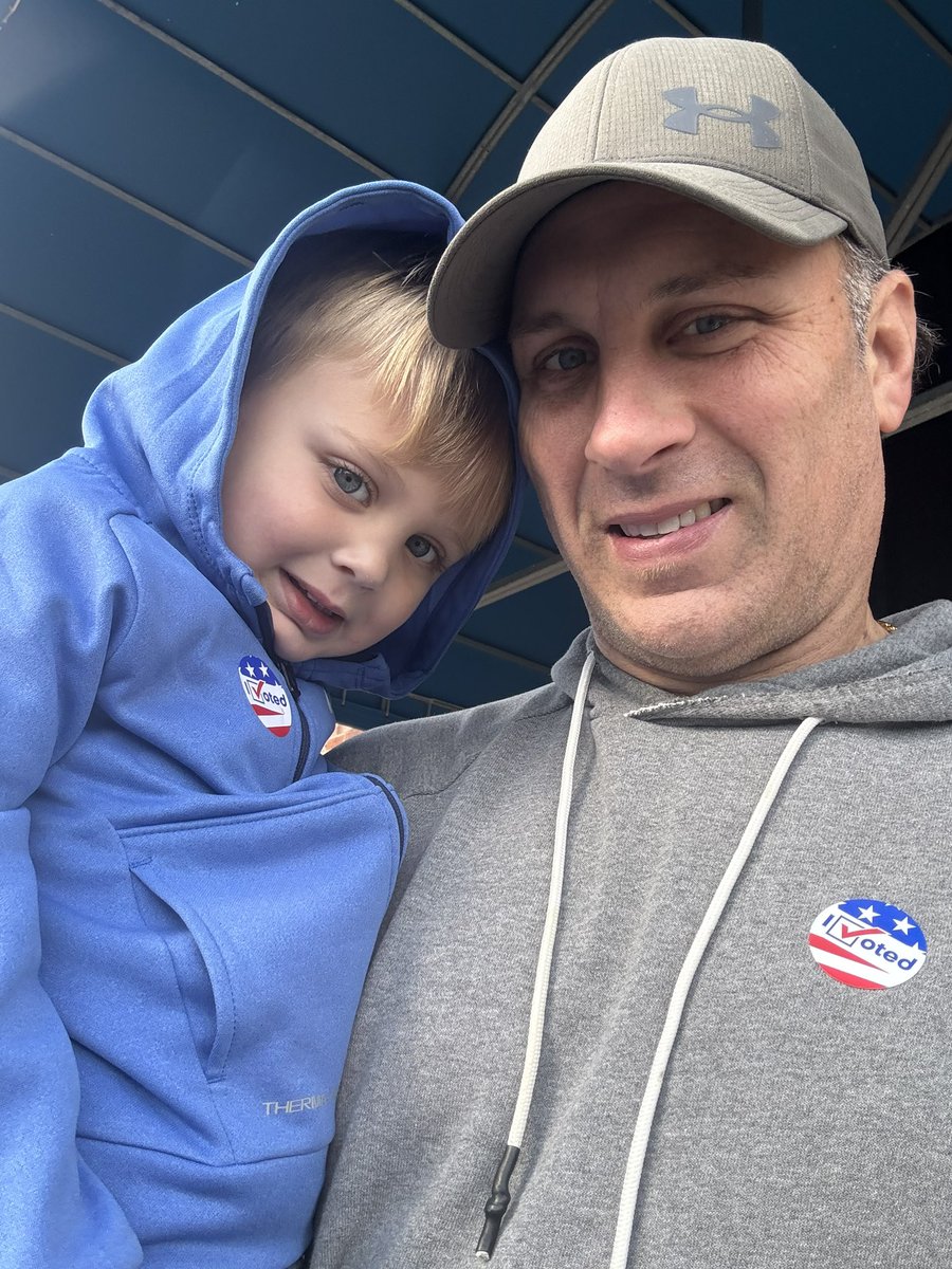#vote Caden and I did our part.