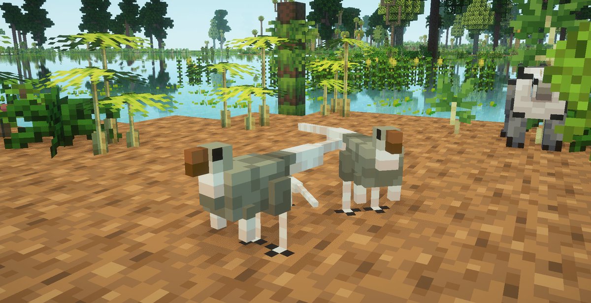 PrehistFaunaMod's tweet image. Meet Agilisaurus, a basal Ornithischian that will be found in lower Shaximiao Formation biomes! This screenshot is in the Shaximiao Delta Plains.

#minecraft #minecraftmodding #paleoart #dinosaur