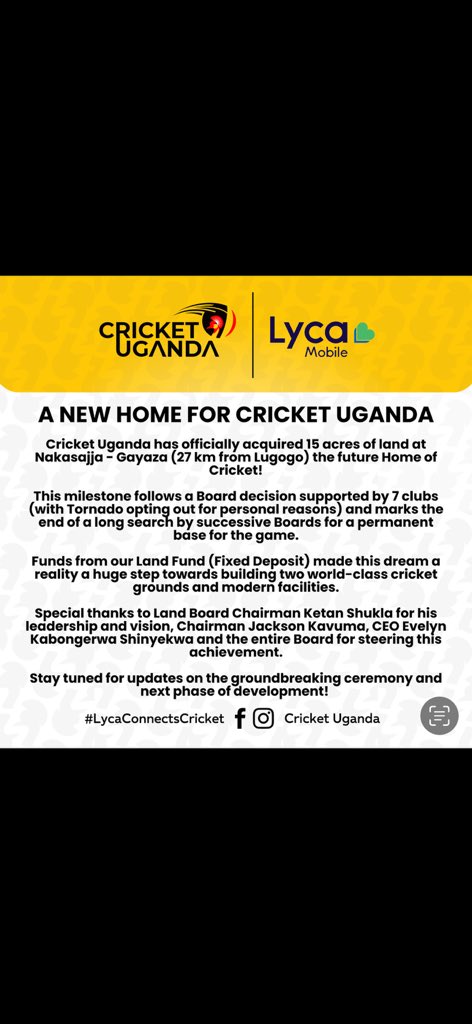 Cricket Uganda tweet media