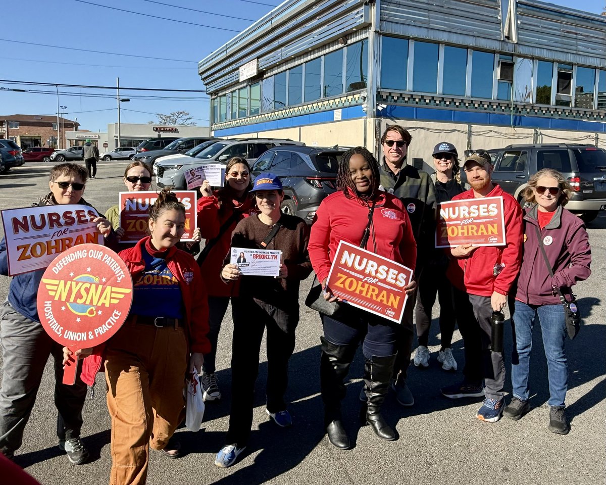 CentralLaborNYC's tweet image. It must be Election Day in Brooklyn! Let’s knock some union doors with @nynurses, @CWADistrict1 &amp;amp; @DC37nyc! #NYCLaborVotes