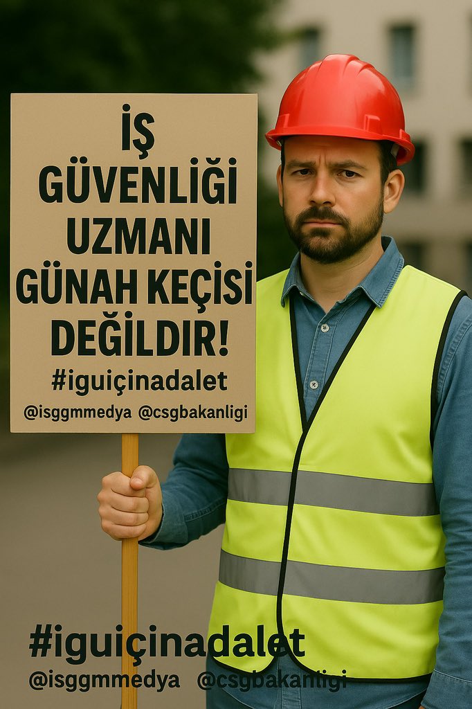 MehmetAnuk3's tweet photo. #işgüvenliğiuzmanınaadalet https://t.co/llmJbJvvu1