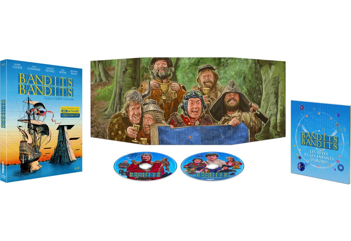 "Stand by for Mind Control !"... il est temps d'affronter le Mal en 4K Ultra HD + Blu-ray + livret 32 pages dans "Bandits, bandits" ("Time Bandits", 1981), le 3ème long métrage de Terry Gilliam, le 19 novembre 2025 chez <a href="/ESC_Films_/">ESC Films</a> : dvdfr.com/dvd/f302501-ba…