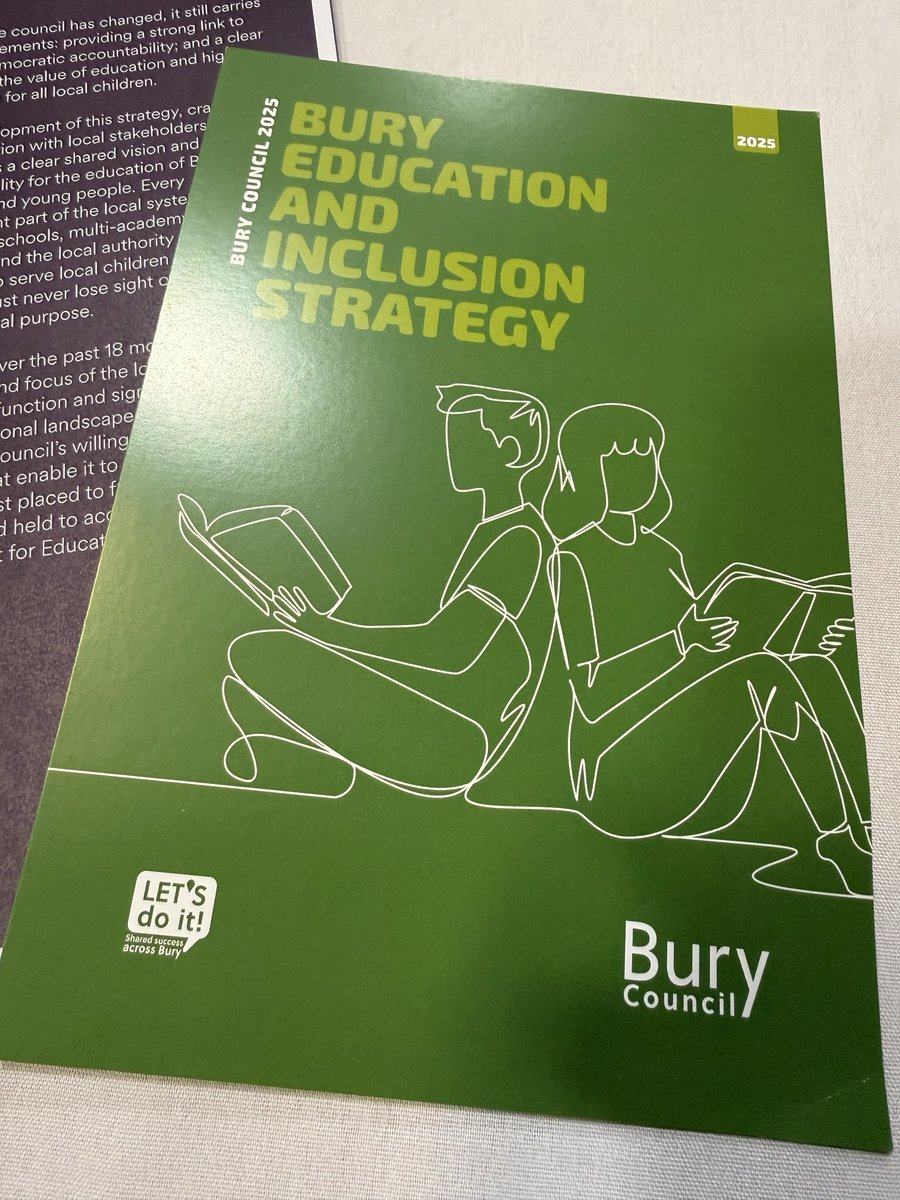 LeeWoods0722's tweet photo. Pleased to be at the launch of the Bury Education and Inclusion Strategy. Focused on the support needed for our students to achieve the very best with a joined up approach in the community @BuryCouncil #CollaborationIsKey https://t.co/Mi3MTVXnDO