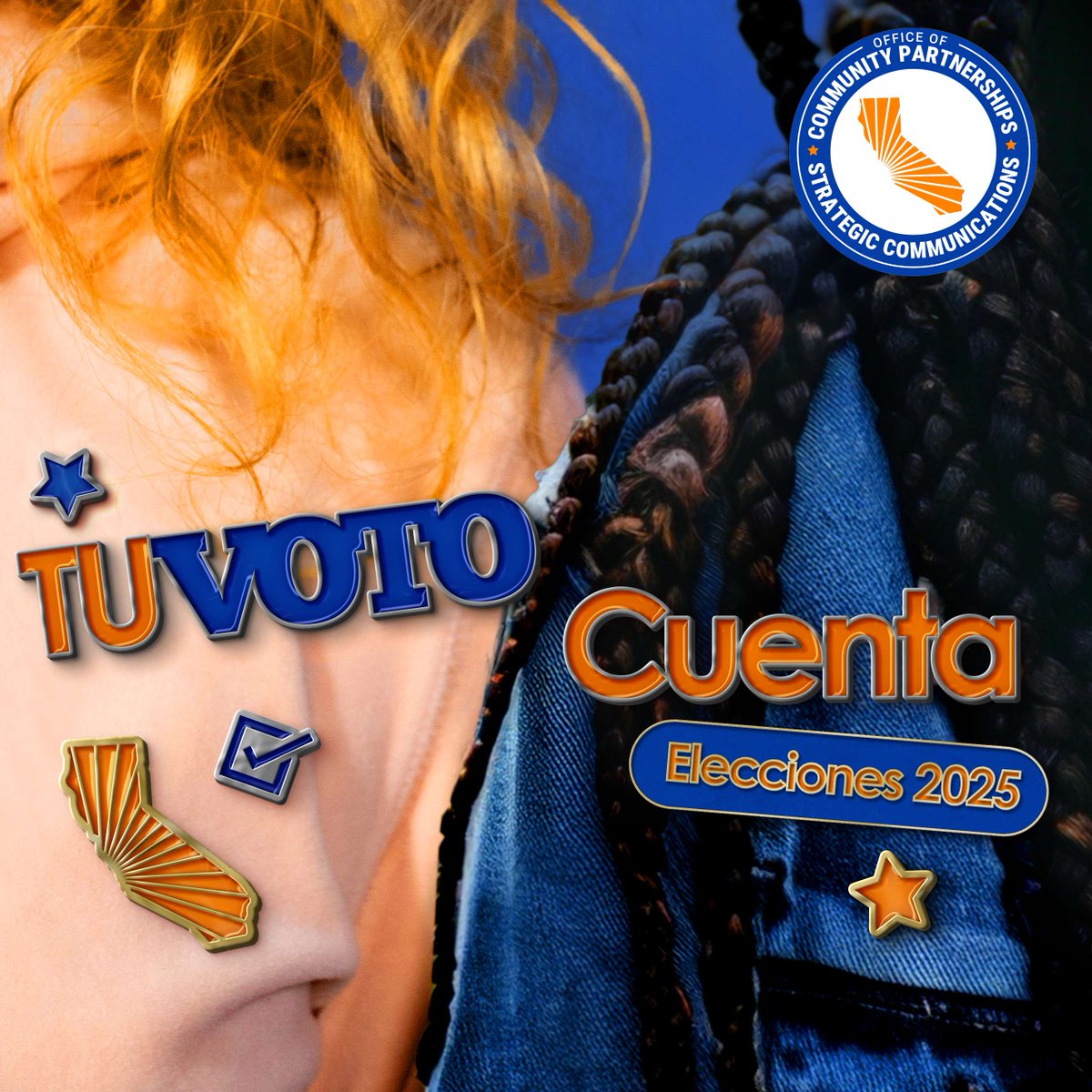 El Día de las Elecciones es un momento para que las voces de la comunidad se unan para compartir el futuro de California. Tu voto tiene poder: haz que cuente. Para más información sobre cómo votar en California, visita sos.ca.gov/elections #EleccionesCA2025 #VotaCA #OCPSC