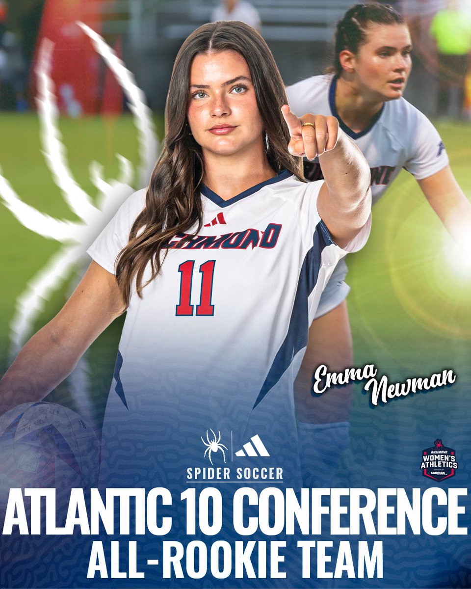 A-10 All-Rookie Team ✅

Emma Newman caps her freshman season among the league’s best rookies! 🕷️⚽️

#OneRichmond