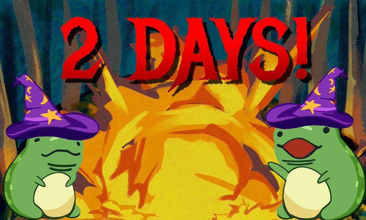 2 DAYS TILL LAUNCH!! Find your wizard duo and get ready to cast spells here:
store.steampowered.com/app/3201190/Fr… #Frog #indiedev #gaming #Steam