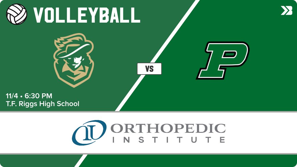 Volleyball (Varsity) Game Day! - Check out the event preview for the The Sioux Falls Jefferson Cavaliers vs The Pierre T.F. Riggs Governors. It starts at 6:30 PM and is at T.F. Riggs High School Main Gym. gobound.com/sd/sdhsaa/voll…