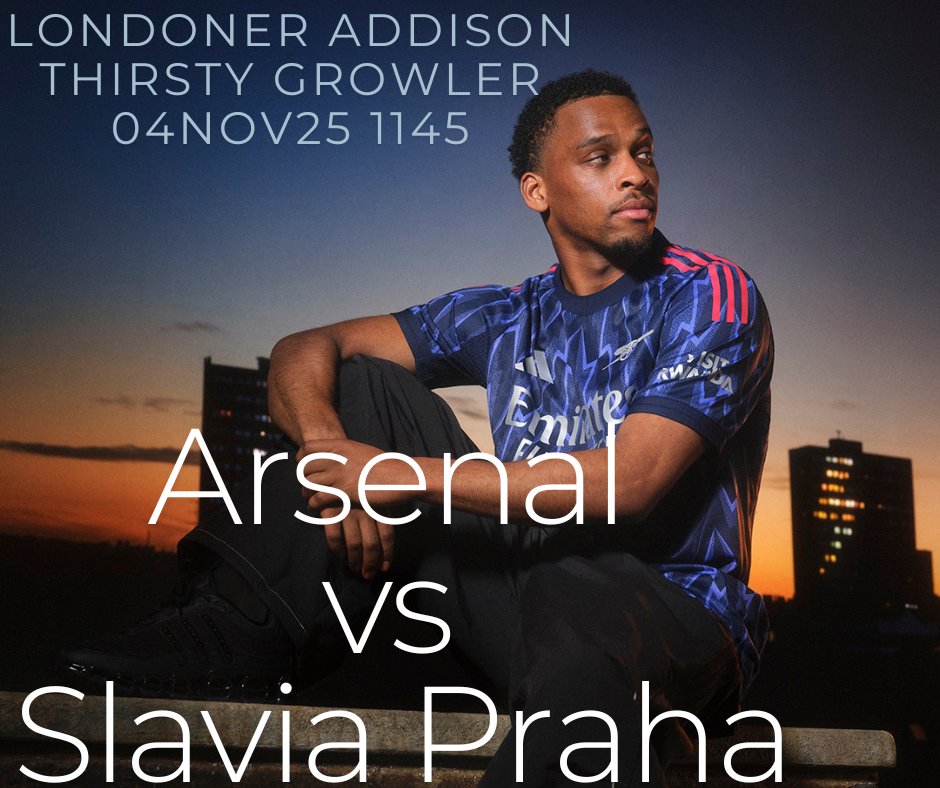 ARS vs PRA
04NOV25 1145
<a href="/LondonerAddison/">Londoner of Addison</a>
<a href="/ThirstyGrowler/">The Thirsty Growler</a> 
COYG!