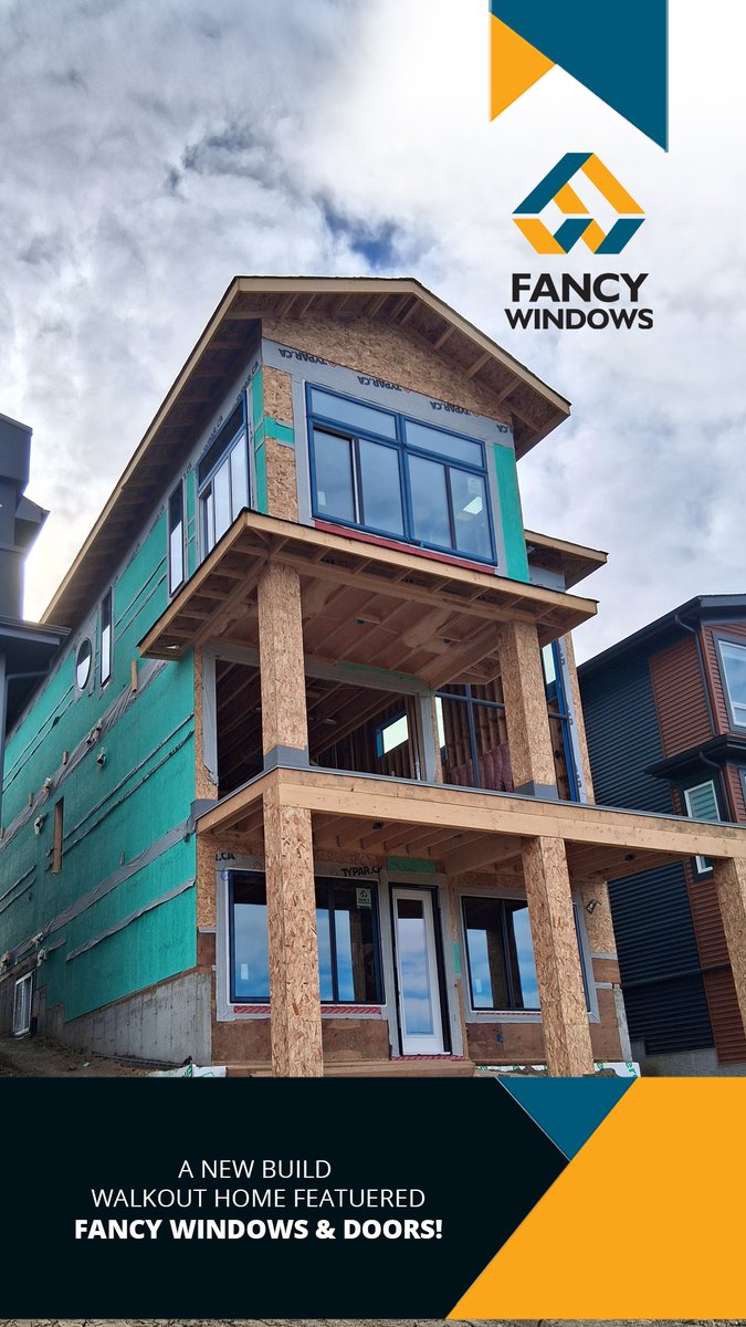 fancy_windows's tweet image. 🏗️ Another Custom Build in Progress!

This stunning walkout home is taking shape — featuring Fancy Windows &amp;amp; Doors, including an enormous window wall and patio door that fill the space with light and style.

#FancyWindows #FancyDoors #CustomHome #WindowWall #NewBuild #WalkoutHome