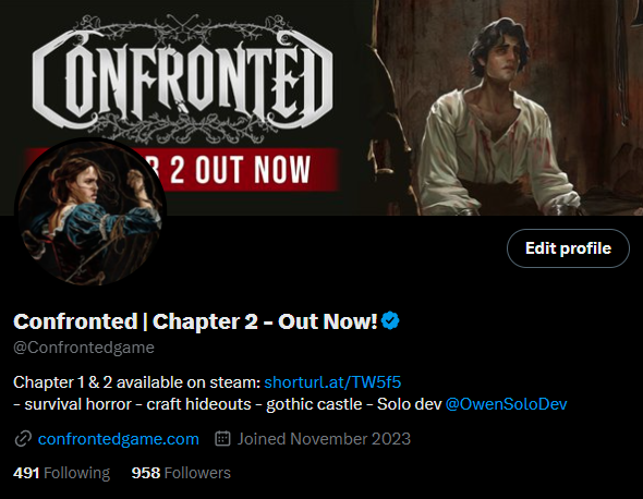 Juicy. Will I make the big 1k milestone before year ends? 👀
At how many followers can I stop using hashtags 😂
#indiegame