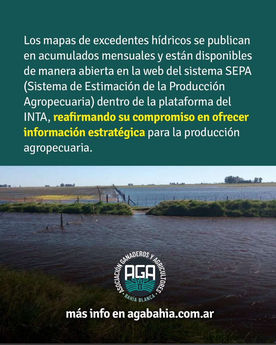 INTA: se suman mapas de excedentes hídricos a la plataforma SEPA agabahia.com.ar/nota/inta-se-s…