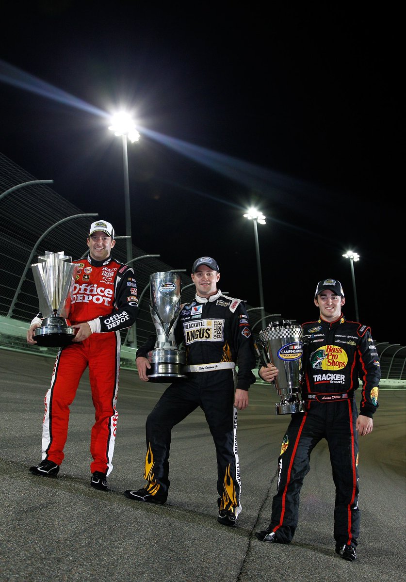 NASCARClassics's tweet image. The NASCAR national series champions from 2011 to 2012.