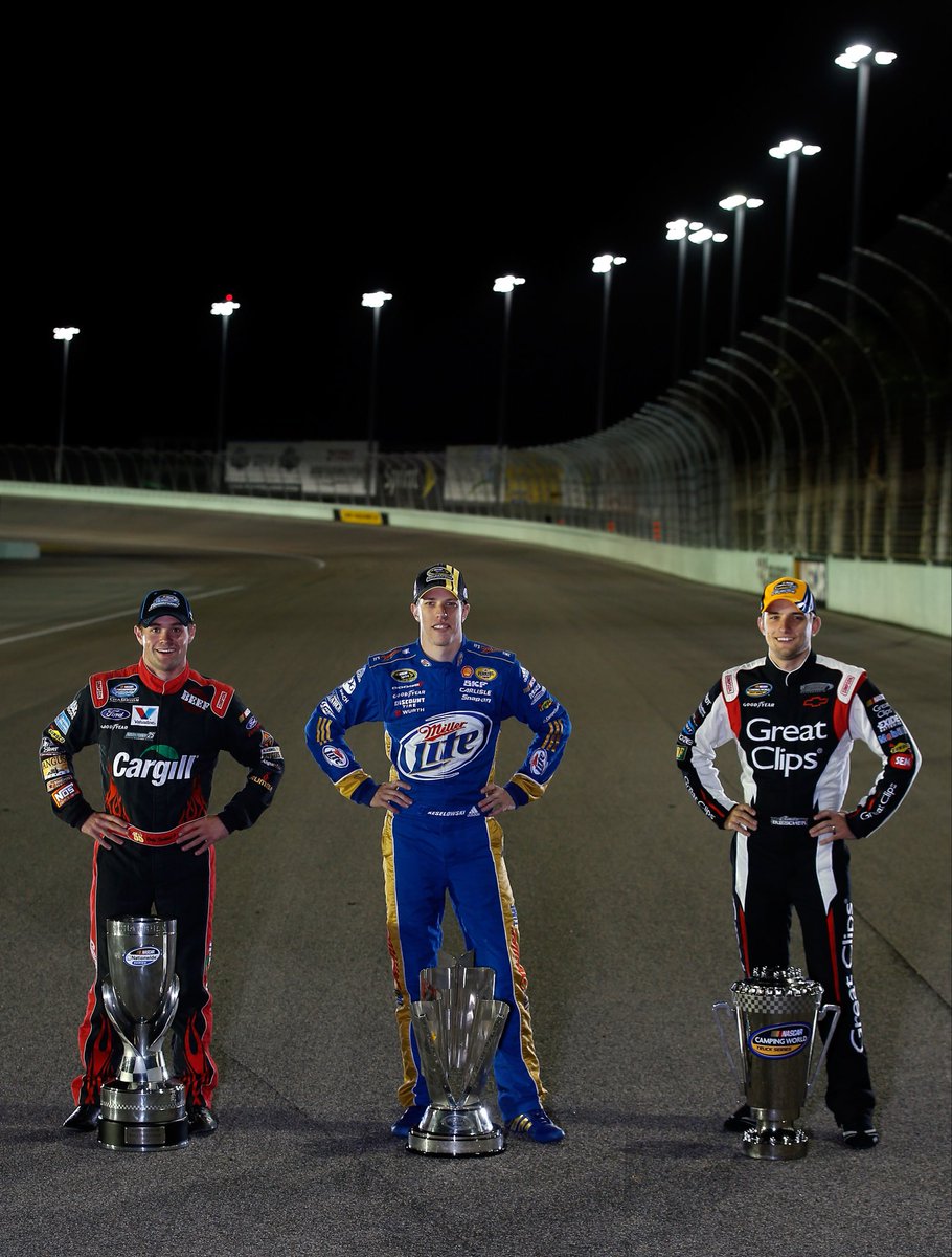 NASCARClassics's tweet image. The NASCAR national series champions from 2011 to 2012.