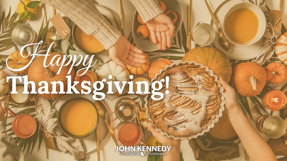 Wishing everyone a happy and healthy Thanksgiving! Today, we thank God for our families, our precious freedoms, and this wonderful country we’re blessed to call home. There’s no place on earth like America.