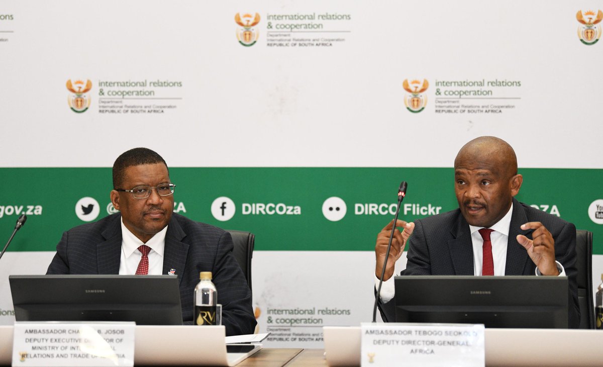 DIRCO_ZA's tweet photo. #SANamibia๐ฟ๐ฆ๐ณ๐ฆ|The South Africa-Namibia Bi-National Commission meeting held from on 04- 06 Nov 2025. This is a high-level bilateral forum that serves as a platform for cooperation between the two countries, focusing on areas like trade, economic development & political relations. https://t.co/ySstw7MQv0