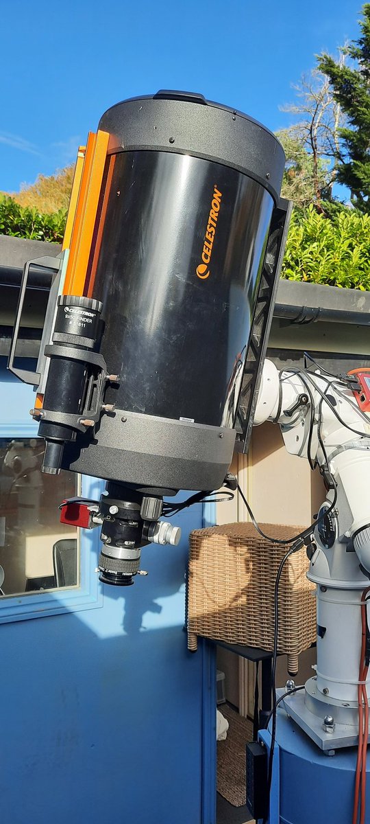 Decided to get the big gun out to try and improve my planet imaging.
Of course it'll now be cloudy for weeks 😕