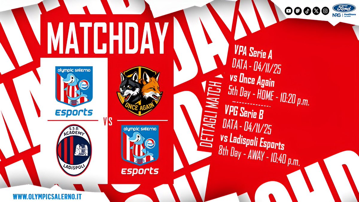 OlympicSaEsp's tweet image. 🔜 #Today

@VPA_Italy [Serie A]
🗓 5th Day 🏠
🆚 #OnceAgain
⌚ 10:20 p.m.

@VPGItaly [Serie B]
🗓 8th Day ✈️
🆚 @LadispoliUs
⌚️ 10:40 p.m.
 
#GoOSE ⚪🔴