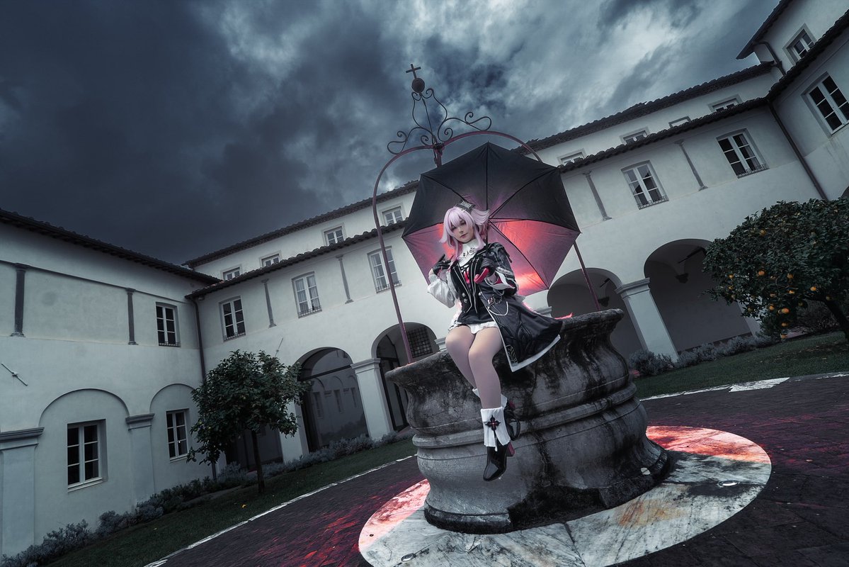 x_kyuhime_x's tweet image. &quot;The third month of Amphoreus is the month reserved for the Veil of Evernight... So, please place me into your memory using the name &quot;Evernight.&quot;

Me as Evernight- @honkaistarrail 
Ph @dizzymonogatari 

#Evernight #HonkaiStarRail #hoyoverse